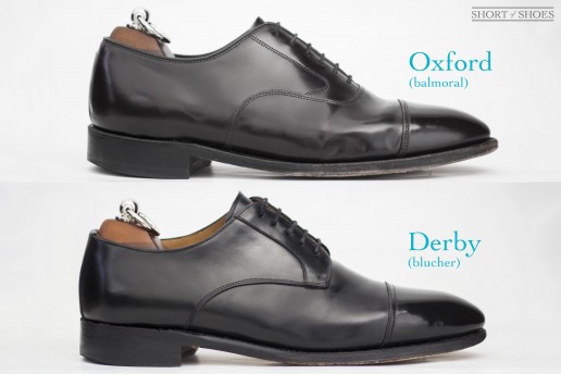 what is an oxford shoe vs derby