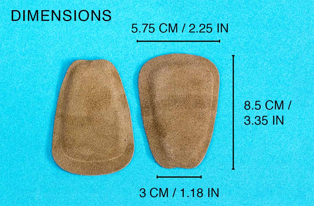 Buy High-Quality Suede Tongue Pads Made in Germany | Short of Shoes
